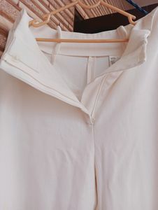 Beautiful White Flared Pant💞