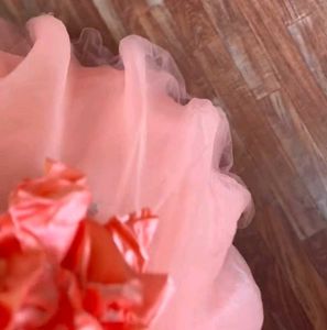 Coral Tulle Prom/Evening Gown