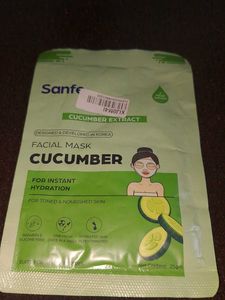 Sanfe Cucumber Korien Facial Mask New Sealed Pack