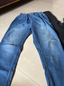 Two Jeggings Blue And Black