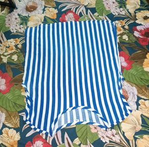 Striped Top &amp; Shorts Set