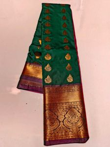 Banarasi Green Silk Saree