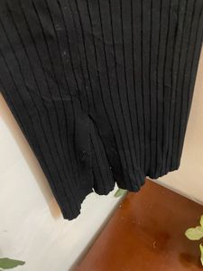 Hot Black Midi Skirt