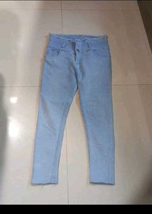 Blue High Waist Jeans