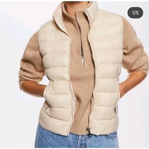 Original Mango Beige Padded Jacket