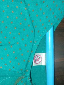 Stylish Turquoise Green High Quality Pure Rayon Go