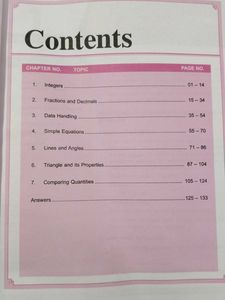 Aakash Mathematics Module-1 Class VII