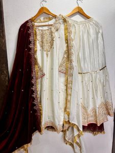 34 Bust Chinon Sharara Set For Women