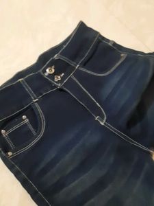 Dark Blue Denim Jeans