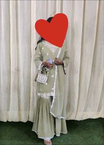 Elegant Embroidered Pakistani Suit
