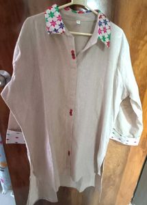 Absolutely New Stylish Beige Co-ord Set