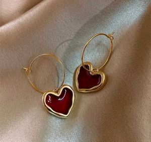 Heart Hoop Earrings