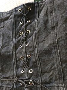 Denim Corset Sexy Top🥳