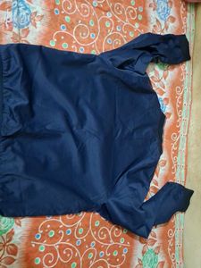 Navy Blue Bomber Jacket