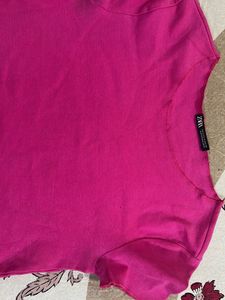 Cutest Zara pink Crop Top