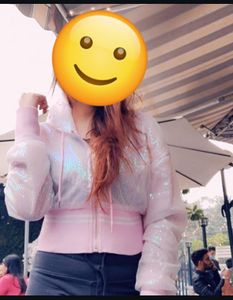 Pink Sequins Jacket