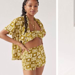 Co-ord Set Shirt Shorts