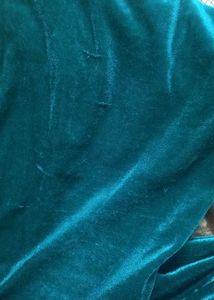 Brown Velvet Kurta Set