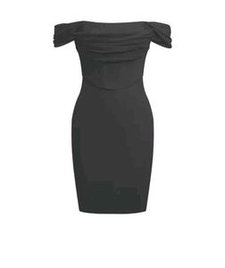 Black Off-Shoulder Dress