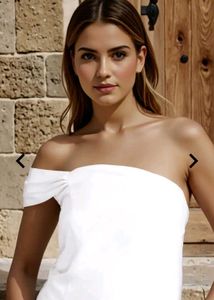 Elegant White One-Shoulder Top