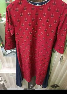 stylish Red &amp; Blue Kurta