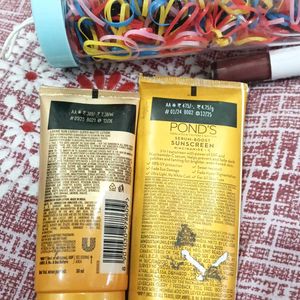 Sunscreen Bundle - Pond&#39;s &amp; Lakme, with freebies h