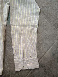 Striped Button-Down Shirt