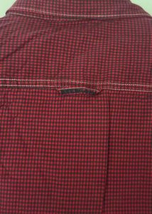 Superdry Button-Down Shirt - Burgundy Checkered
