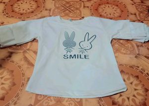Cute Bunny 'Smile' Graphic Tee
