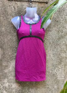 I. PURPLE MINI SEXY BODYCON