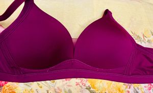 Burgundy Bra