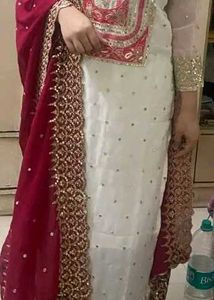 Maroon Embroidered Indian Suit