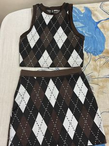 H&amp;M Skirt -XXS And Tank Top-XS