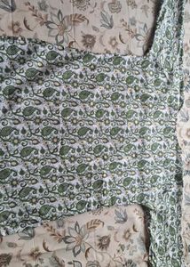 Green Printed Kurti