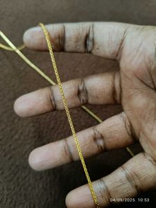 New Unused Gold Plated Chain