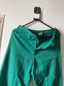 Green Casual Pants