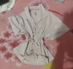 Cute Button-Up Crop Top