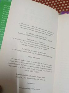 Hardcover Uk Edition Harry Potter Book Set