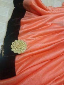 Party Saree With  Blouse