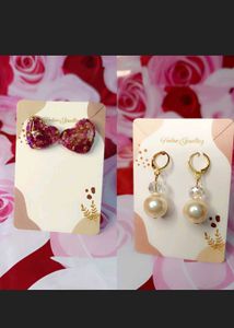 Combo Pearl Drop Earrings