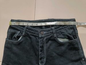 Cargo Jeans With Contrast Lining 👖