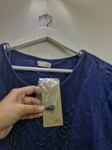 Navy Blue Tunic Top
