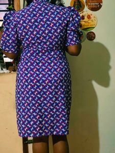 Retro Floral Wrap Dress