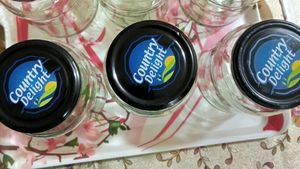 Country delight 3 Glass Jar