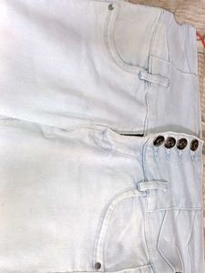 High-Waist Light &amp; Acid Wash Skinny Jeans Set