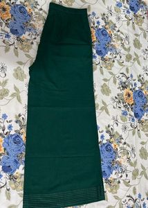 Cotton Green Palazzo Pant