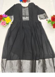 Elegant Black Anarkali