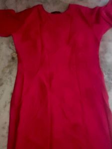 Rose Colour Party Wear Kurti