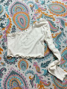White One-Shoulder Top