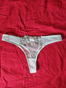 Lace Trim Thong Combo 2 Piece